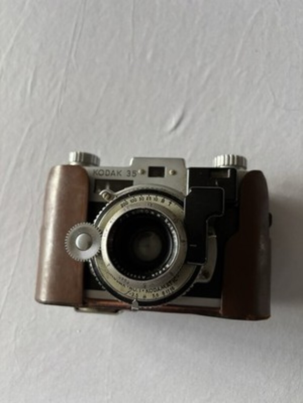 Vintage Kodak 35 Camera Aniston Lens Kodamatic W/leather Case Untested